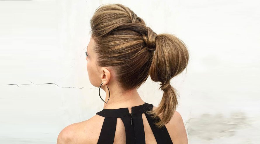 twisted ponytail